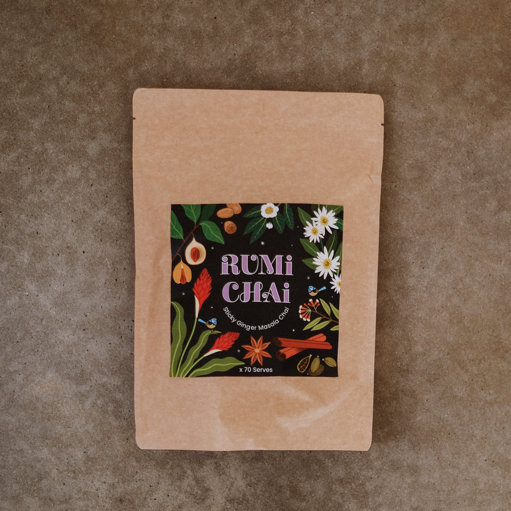 Rumi Chai Handcrafted Sticky Ginger Masala Blend