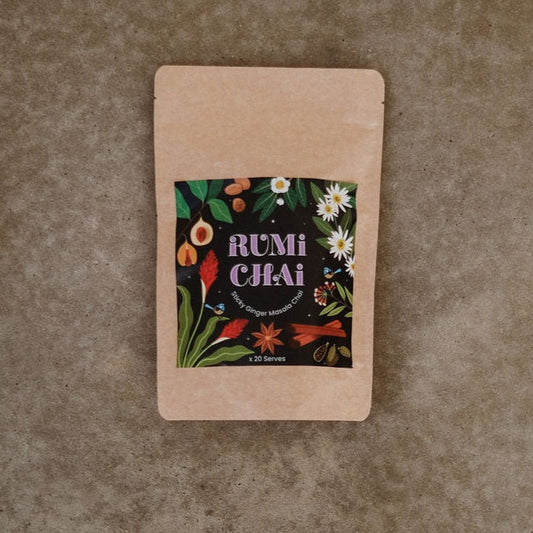 RUMI CHAI: HANDCRAFTED STICKY GINGER MASALA BLEND